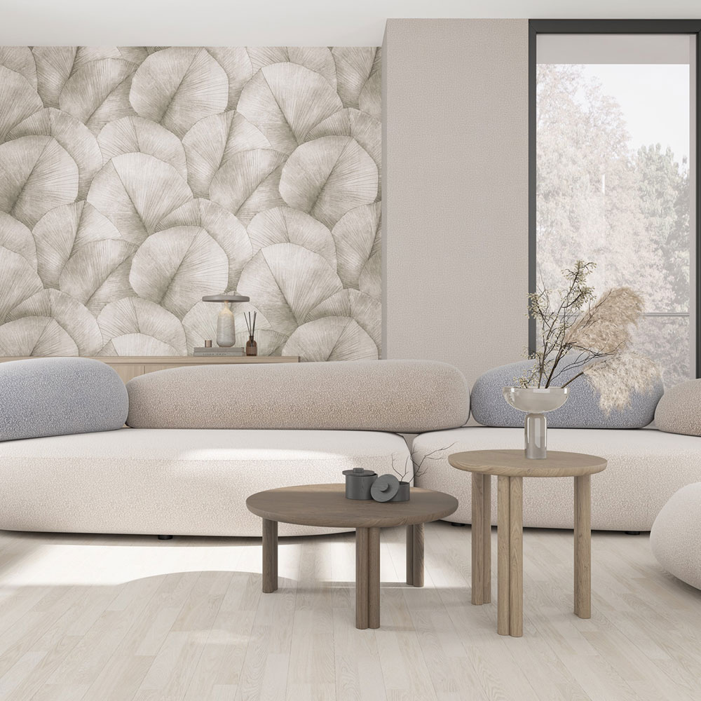 Vliesová fototapeta na zeď, hnědá, listy, 34599, Kumano, Marburg