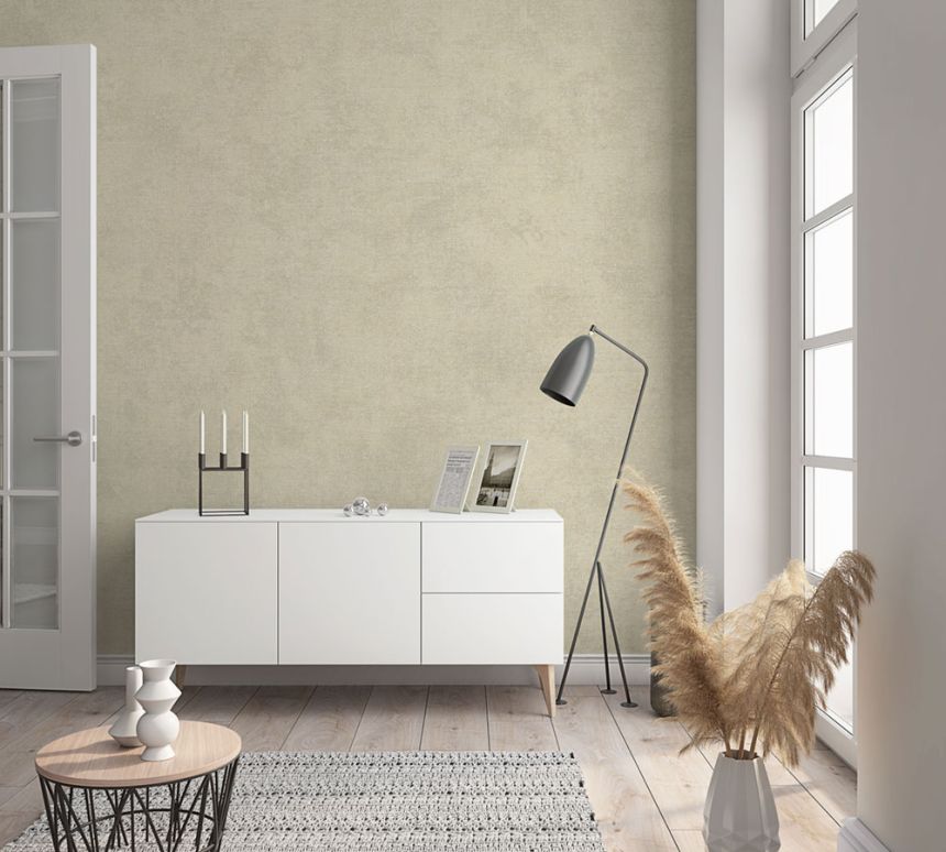 Vliesová tapeta na zeď, okrová, látková textura, 32421, Shades, Marburg