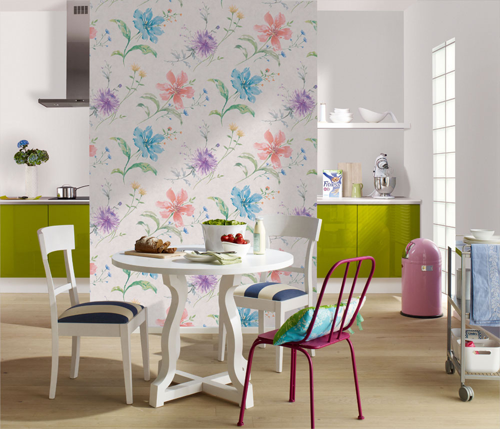 Vliesová tapeta na zeď, květiny, 32455, Shades, Marburg