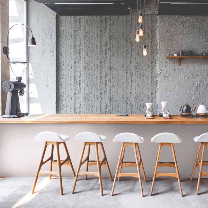 Vliesová tapeta na zeď, šedá, šedo-béžová, kámen, 33350, Travertino, Marburg