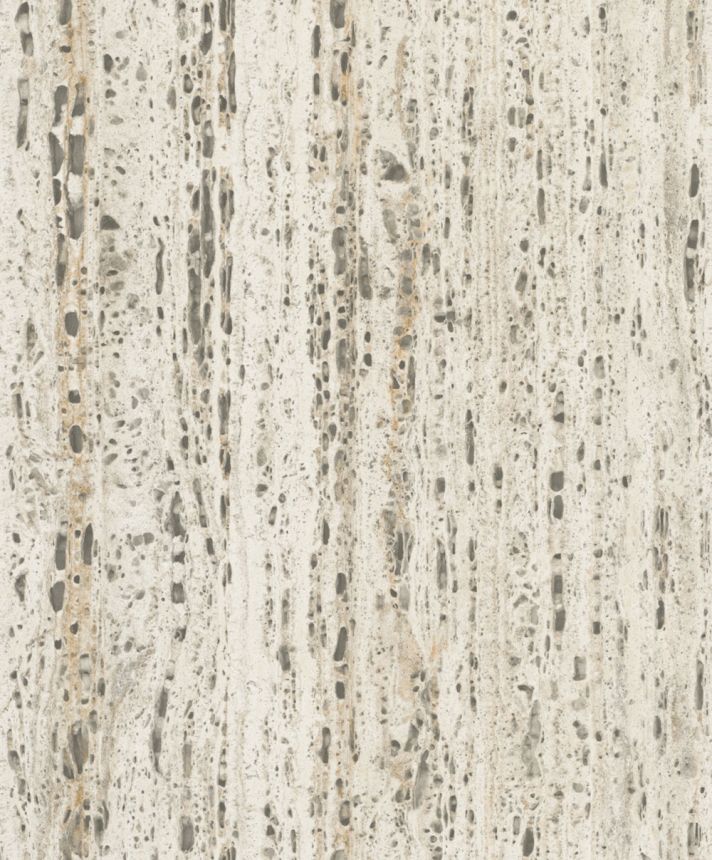 Vliesová tapeta na zeď, šedá, béžová, kámen, 33351 Travertino, Marburg