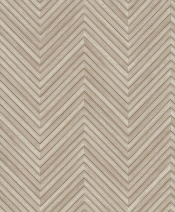 Vliesová tapeta na zeď, béžová, imitace dřeva, dřevěného obkladu, 33376, Travertino, Marburg