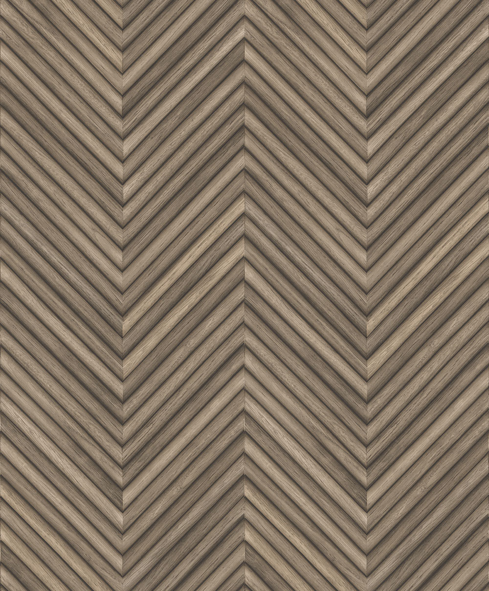 Vliesová tapeta na zeď, hnědá, imitace dřeva, dřevěného obkladu, 33377, Travertino, Marburg