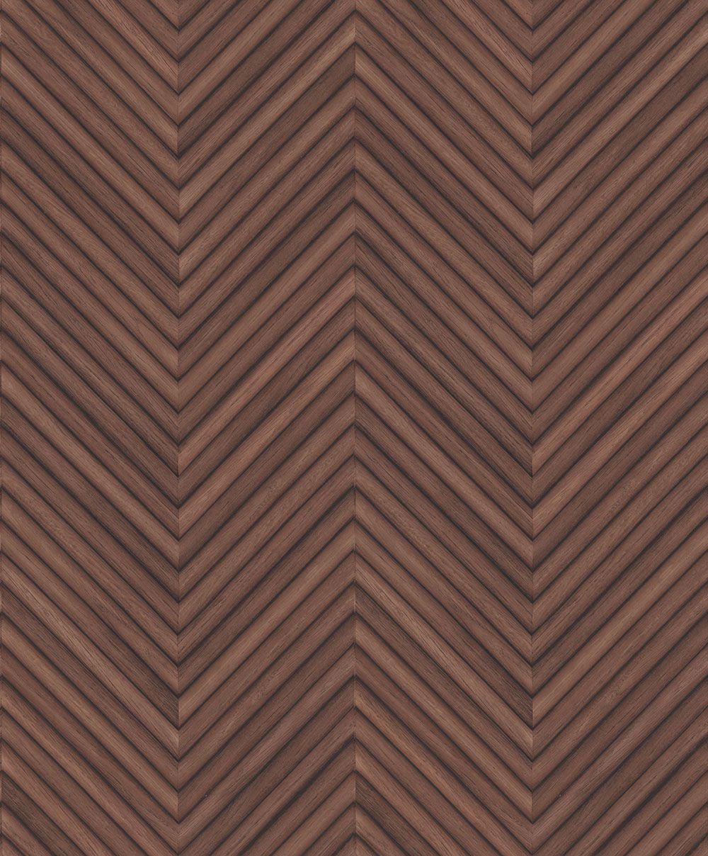 Vliesová tapeta na zeď, hnědo-červená, imitace dřeva, dřevěného obkladu, 33379, Travertino, Marburg