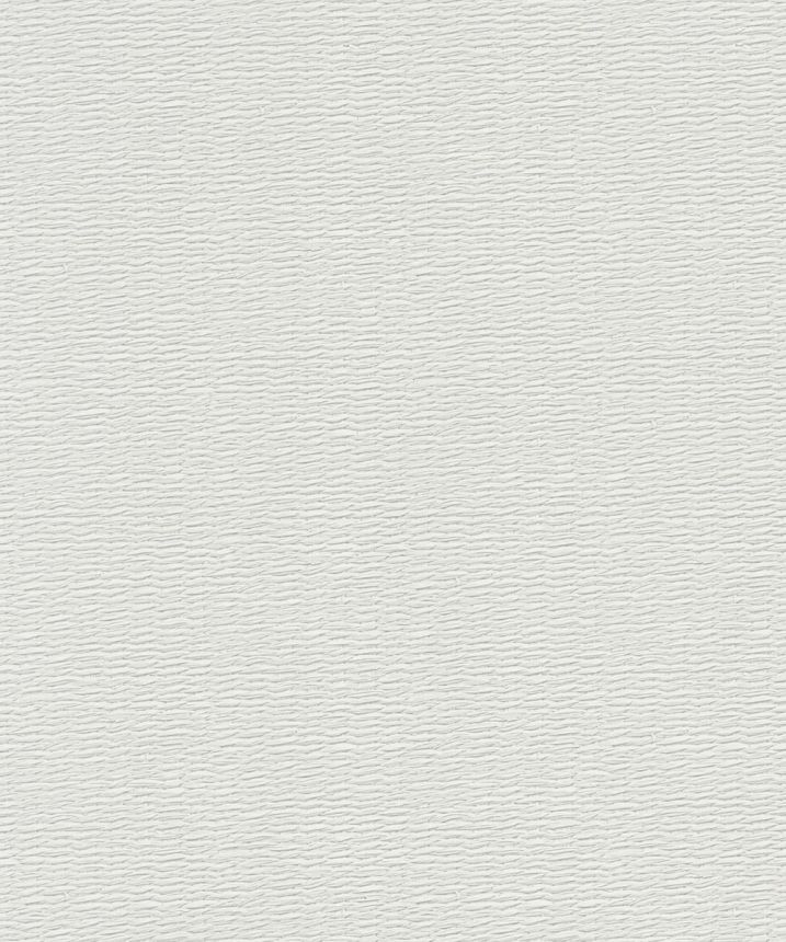 Vliesová tapeta na zeď, bílo-šedá, imitace rohože, 33381, Travertino, Marburg