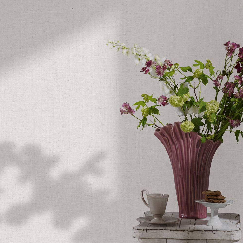 Vliesová tapeta na zeď, bílá, imitace látky, 33390, Travertino, Marburg