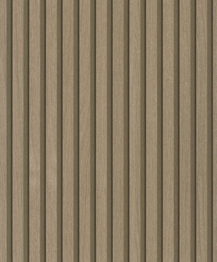 Vliesová tapeta na zeď, zlatá, imitace dřeva, lamely, palubky, 33396, Travertino, Marburg