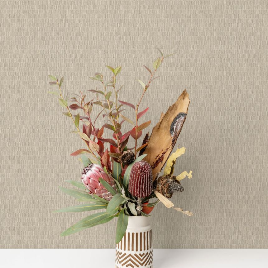 Vliesová tapeta na zeď, béžová, textura, pruhy, 35364, Timber, Marburg