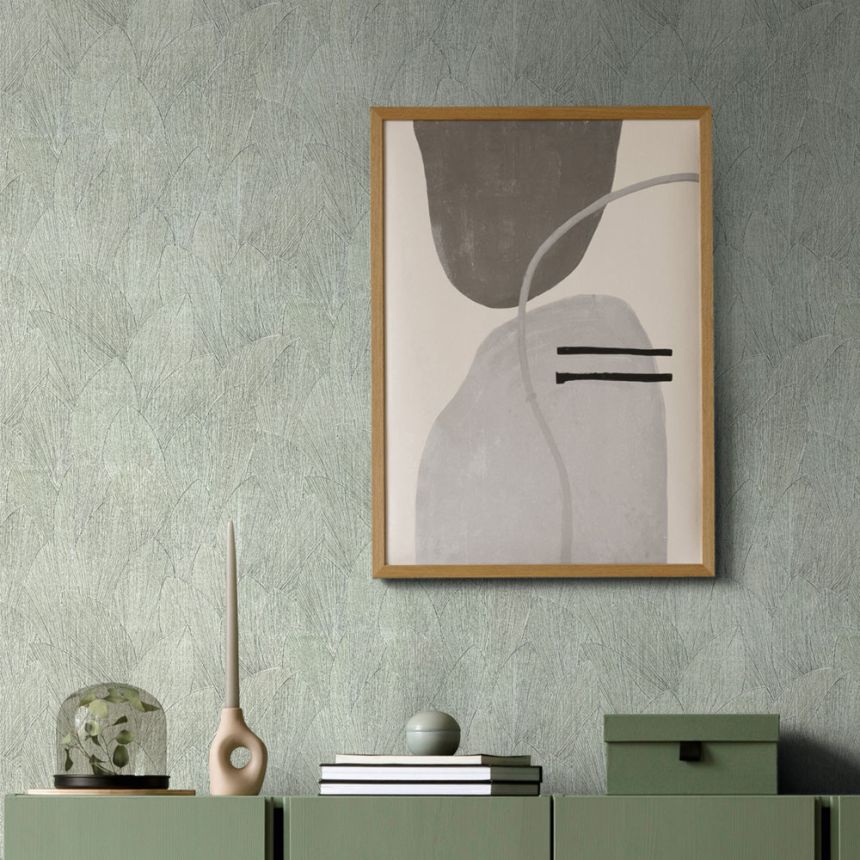 Vliesová tapeta na zeď, zelená, listy, 35377, Timber, Marburg