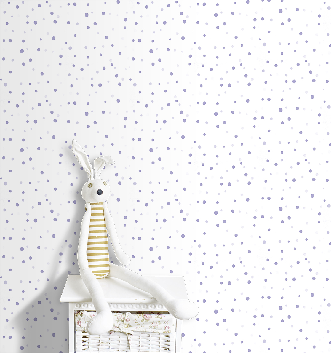 Dětská puntíkatá vliesová tapeta na zeď 137-5, Sambori, ICH Wallcoverings