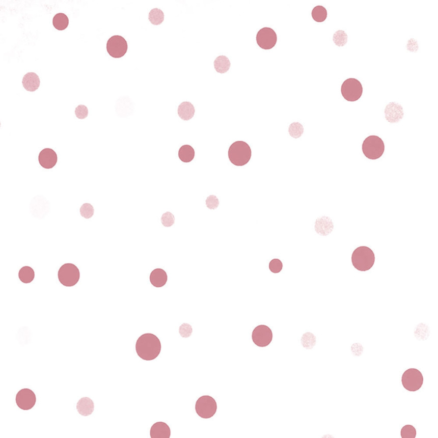 Dětská vliesová tapeta na zeď , růžové puntíky, 137-4, Sambori, ICH Wallcoverings