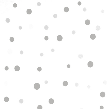 Dětská vliesová tapeta s šedými puntíky, 137-1, Sambori, ICH Wallcoverings
