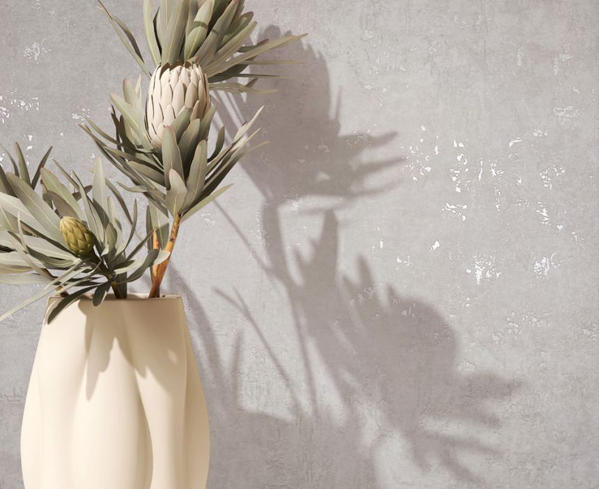 Vliesová tapeta na zeď, bílo-krémová, beton, štuk, 82499, Naomi, Novamur