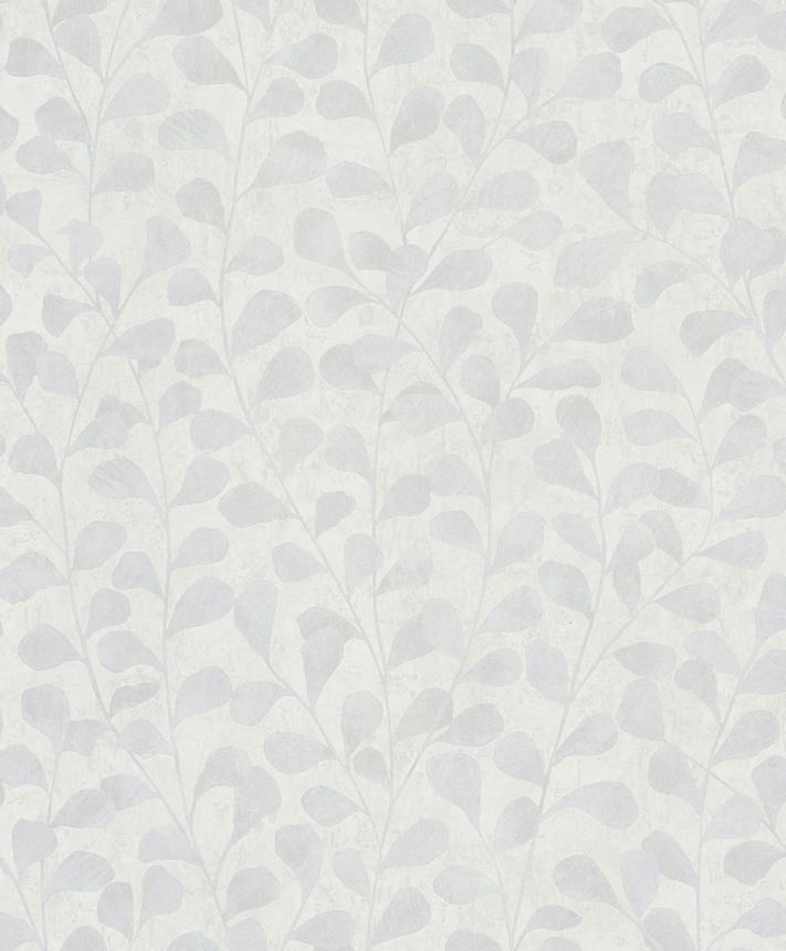 Vliesová tapeta na zeď, bílo-krémová, větvičky, listy, 82501, Naomi, Novamur