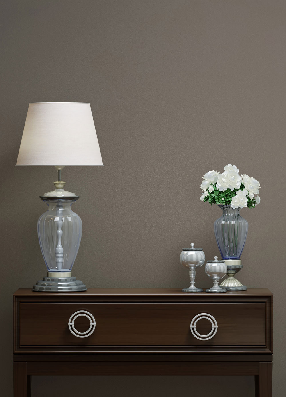 Vliesová tapeta na zeď, šedo-hnědá, 82518, Naomi, Novamur