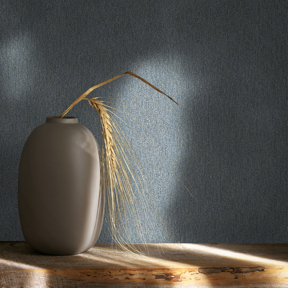 Vliesová tapeta na zeď, šedo-modrá, 82539, textura, Naomi, Novamur