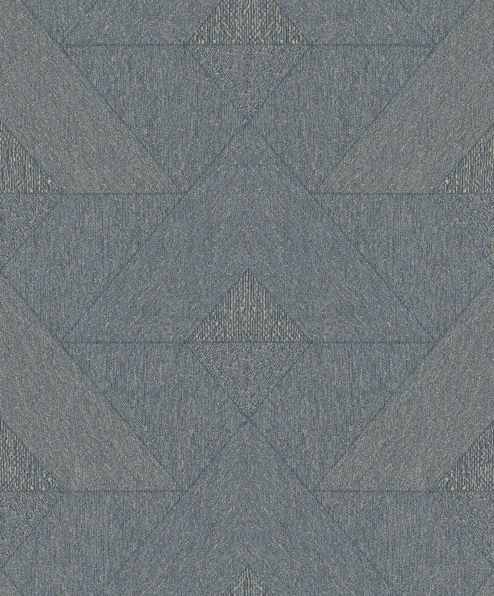 Geometrická vliesová tapeta na zeď, modro-černá, 82548, Naomi, Novamur