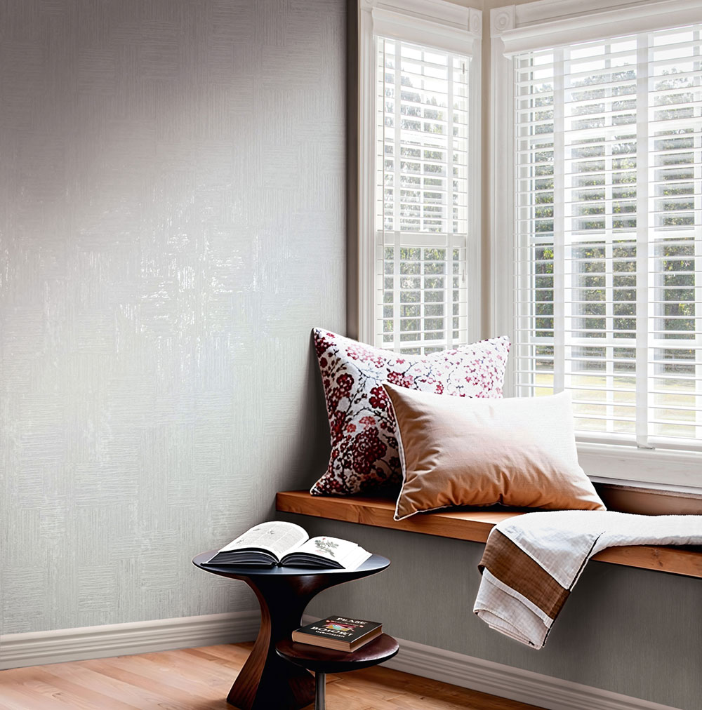 Geometrická vliesová tapeta na zeď, bílá, 82549, Naomi, Novamur