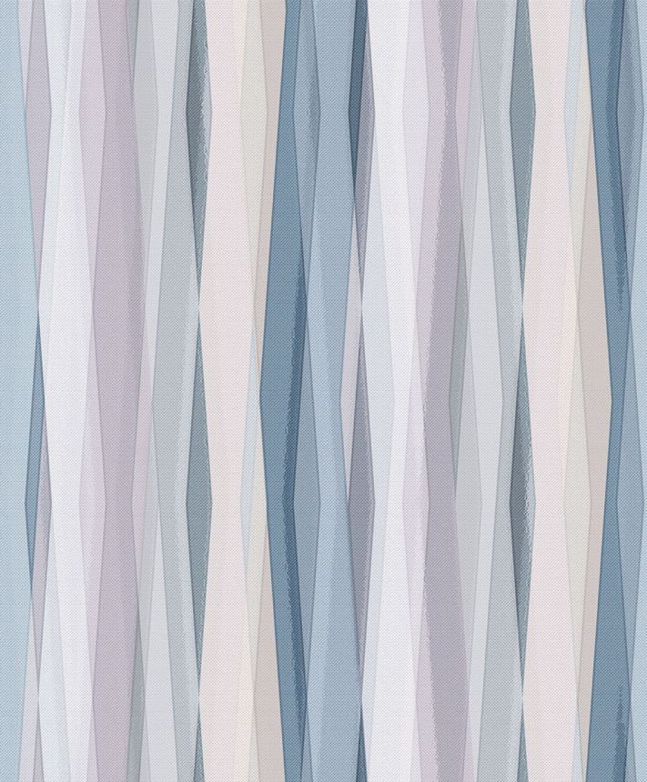 Vliesová tapeta na zeď, šedo-modrá, grafický vzor, 89009, Naomi, Novamur