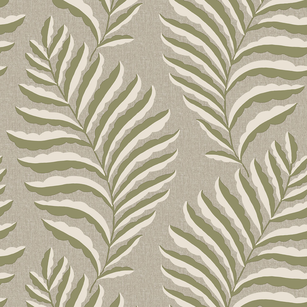 Vliesová tapeta na zeď, šedo-béžová, listy, Z70721, Marrakech, Zambaiti Parati
