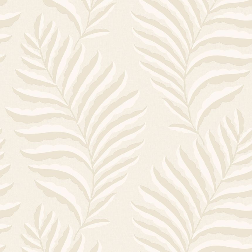 Vliesová tapeta na zeď, krémová, listy, Z70724, Marrakech, Zambaiti Parati
