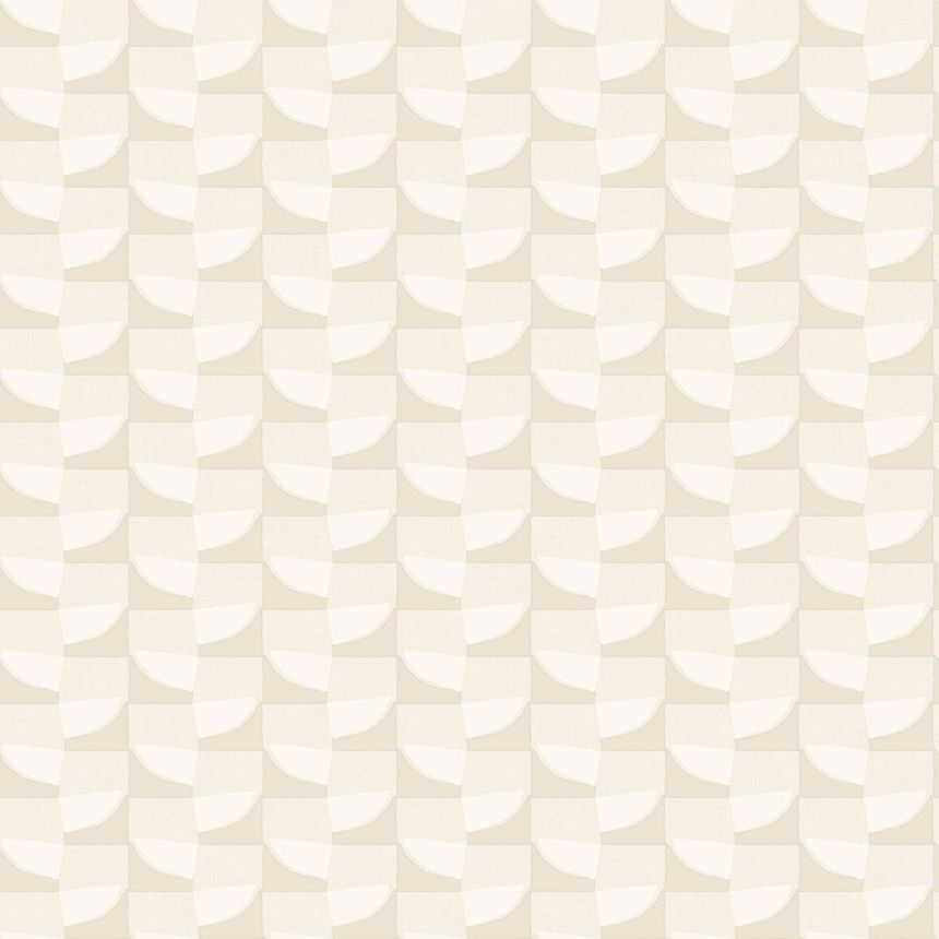 Vliesová tapeta na zeď, krémová, zelená, geometrický vzor, Z70726, Marrakech, Zambaiti Parati