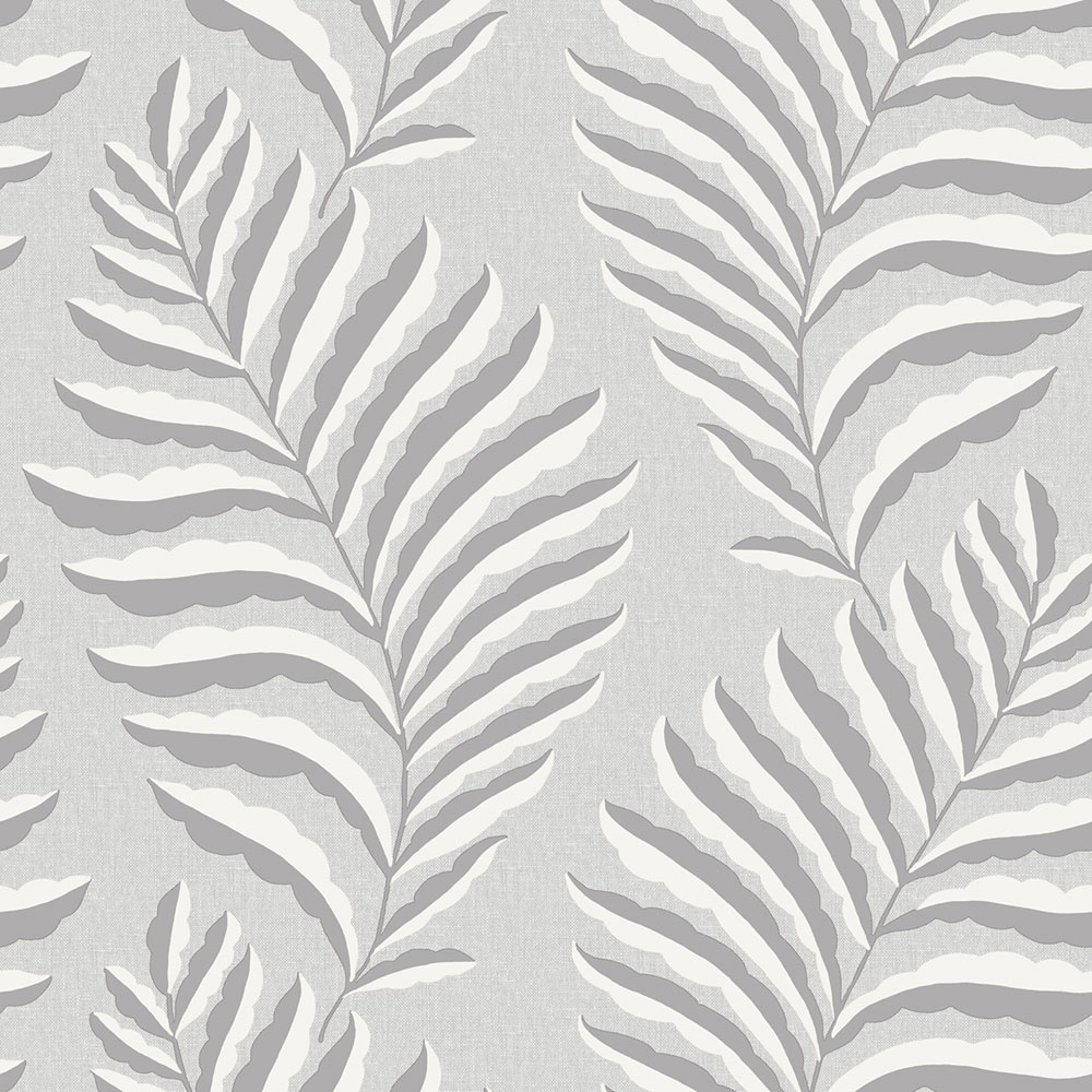 Vliesová tapeta na zeď, šedá, listy, Z70728, Marrakech, Zambaiti Parati