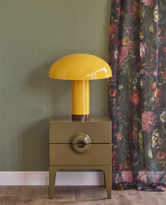 Geometrická vliesová tapeta na zeď, zelená, 351223, Magnifique, Eijffinger