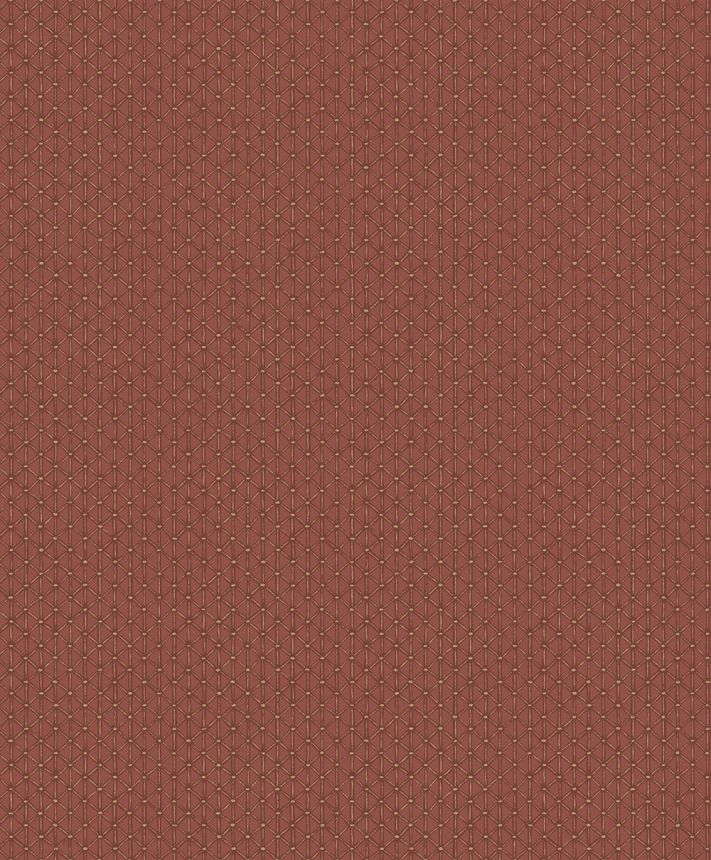 Geometrická vliesová tapeta na zeď, červená, 351225, Magnifique, Eijffinger