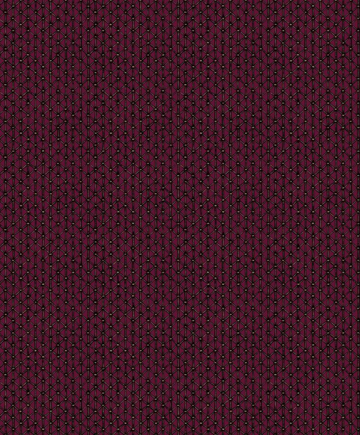 Geometrická vliesová tapeta na zeď, vínová, 351226, Magnifique, Eijffinger