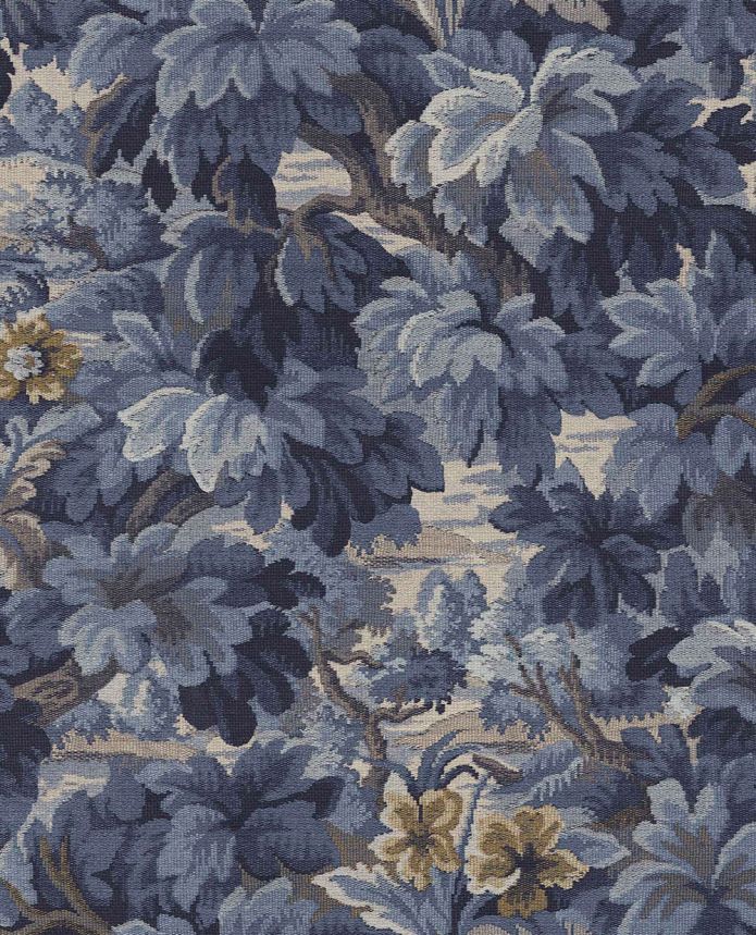 Vliesová tapeta na zeď, modrá, listy, stromy, 351242, Magnifique, Eijffinger