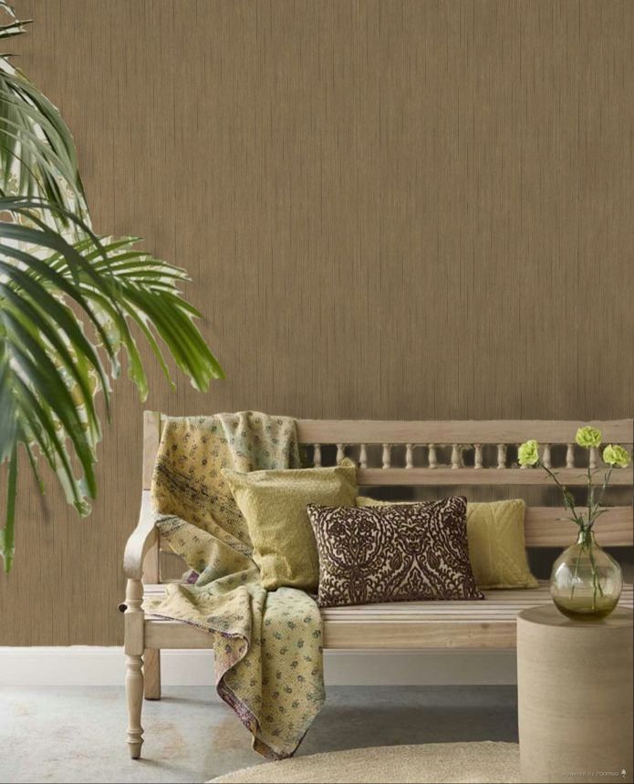 Vliesová tapeta na zeď, hnědá, imitace látky, 351253, Magnifique, Eijffinger