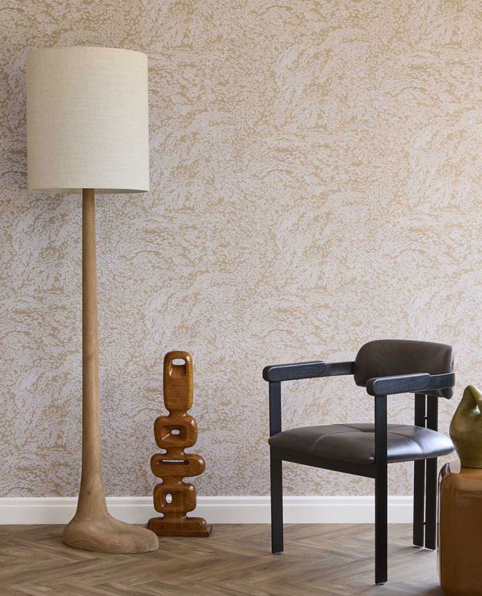 Vliesová tapeta na zeď, béžovo-fialová, listy, 351271, Magnifique, Eijffinger