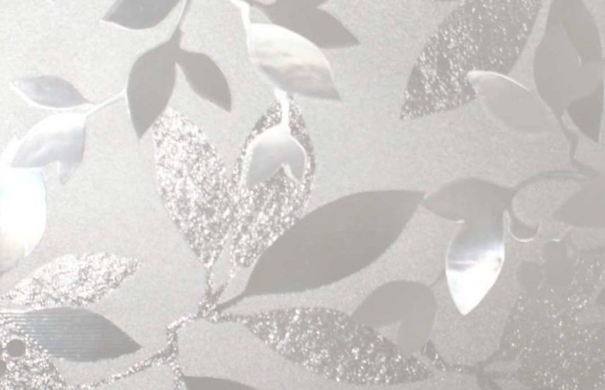 Transparentní statická fólie - listy, S6733, 67,5 x 150cm, Dekoban 