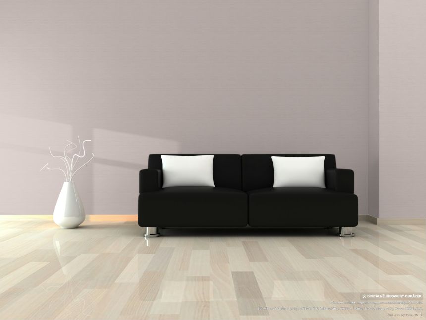 Vliesová tapeta s pruhy, světle hnědá, imitace látky, RIC001, Serica, Traces, Masureel