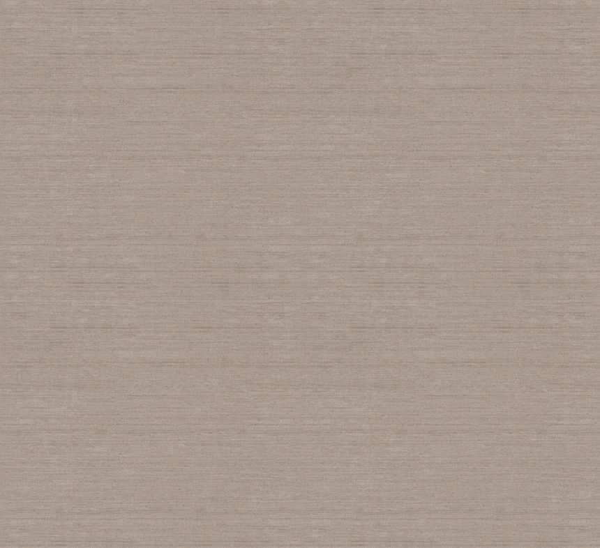 Vliesová tapeta s pruhy, světle hnědá, béžová, imitace látky, RIC005, Serica, Traces, Masureel