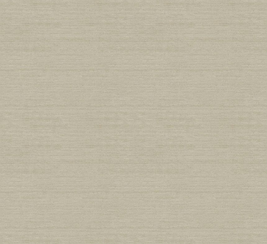 Vliesová tapeta s pruhy, šedá, béžová, imitace látky, RIC008, Serica, Traces, Masureel