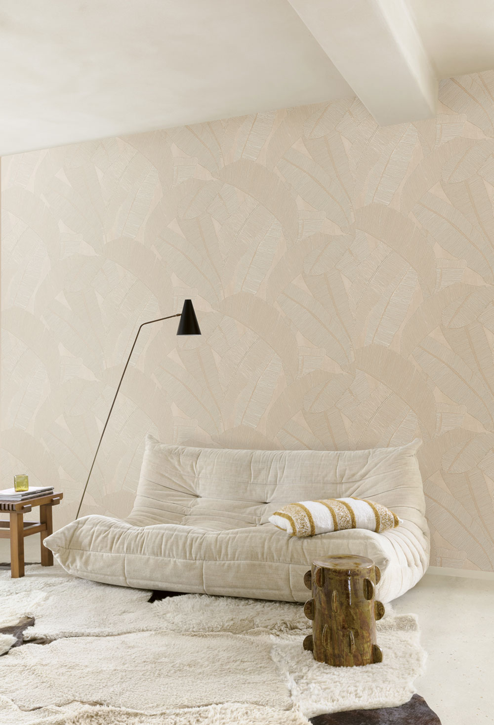 Vliesová tapeta na zeď, béžová, šedá, RIC202, Serica, Masureel