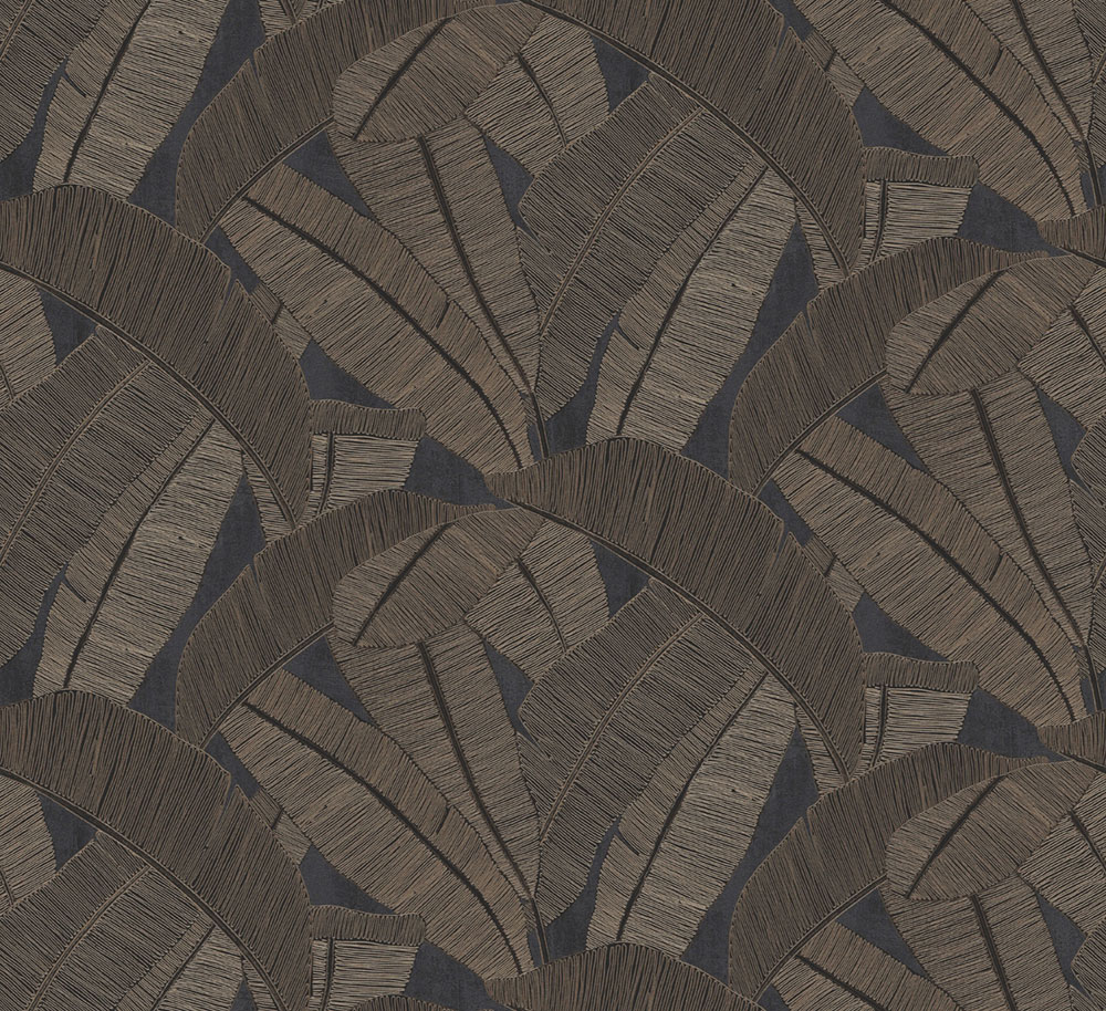 Vliesová tapeta na zeď, černá, stříbrná, RIC203 Serica Masureel