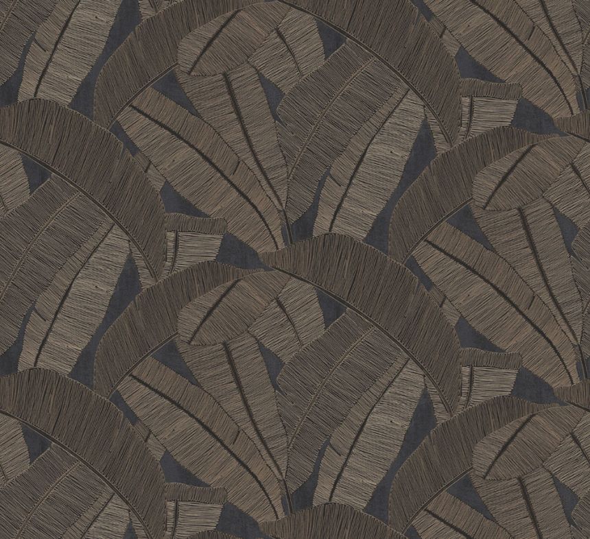 Vliesová tapeta na zeď, černá, stříbrná, RIC203 Serica Masureel