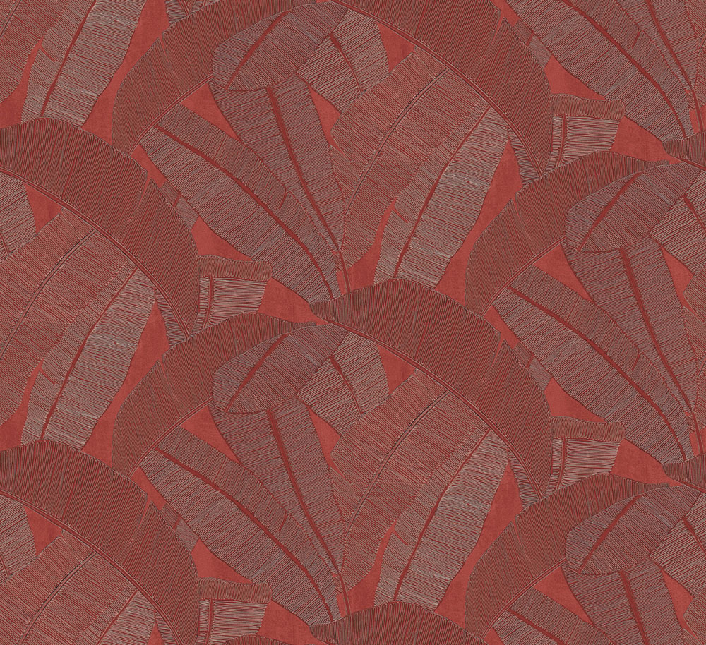 Vliesová tapeta na zeď, červená, stříbrná, RIC205, Serica, Masureel