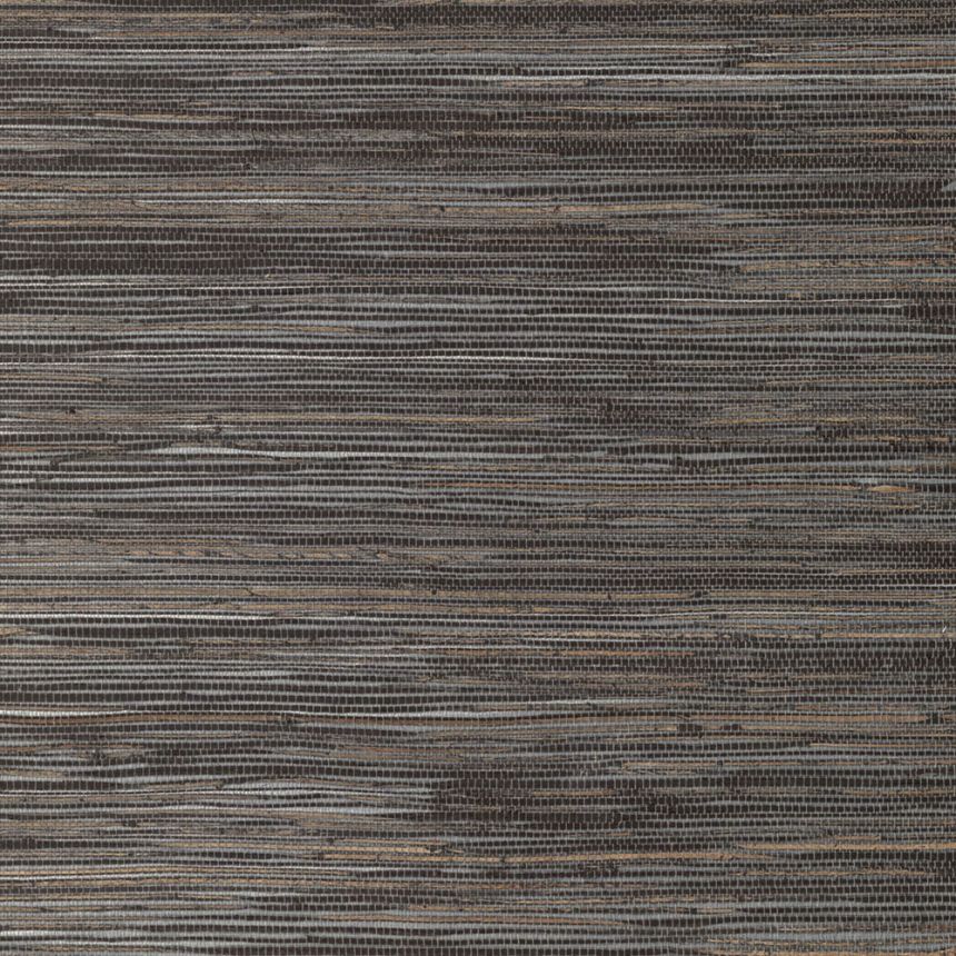 Přirodní rohož na vliesovém podkladu, černá, hnědá, RIC401, Serica, Masureel