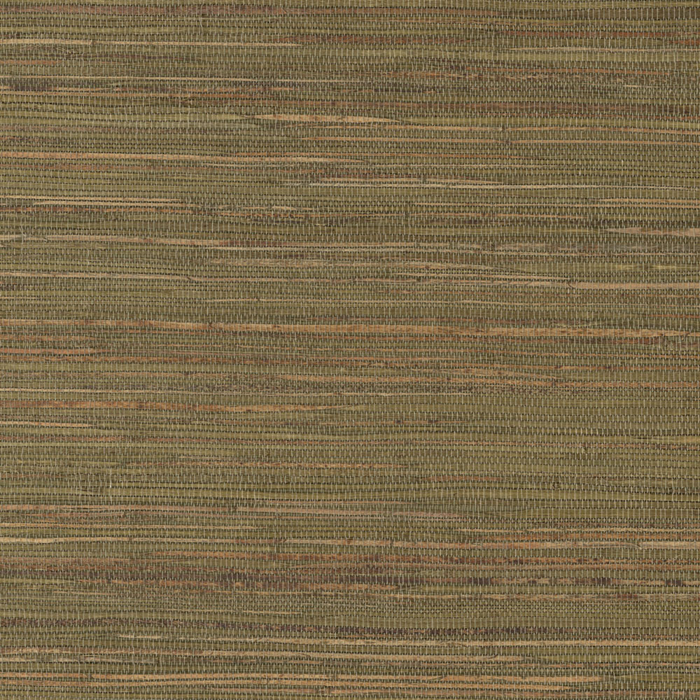 Přirodní rohož na vliesovém podkladu, zelená, hnědá, RIC404, Serica, Masureel