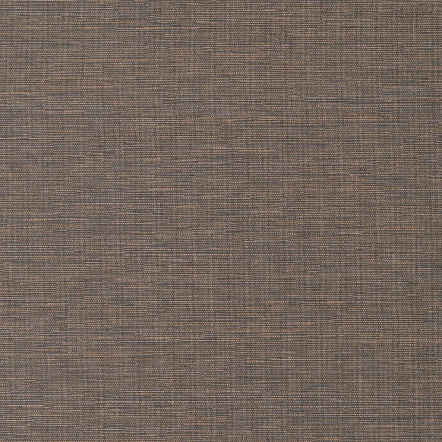 Jemná přirodní rohož na vliesovém podkladu, hnědá, černá, HPCSIS0004, Serica, Masureel