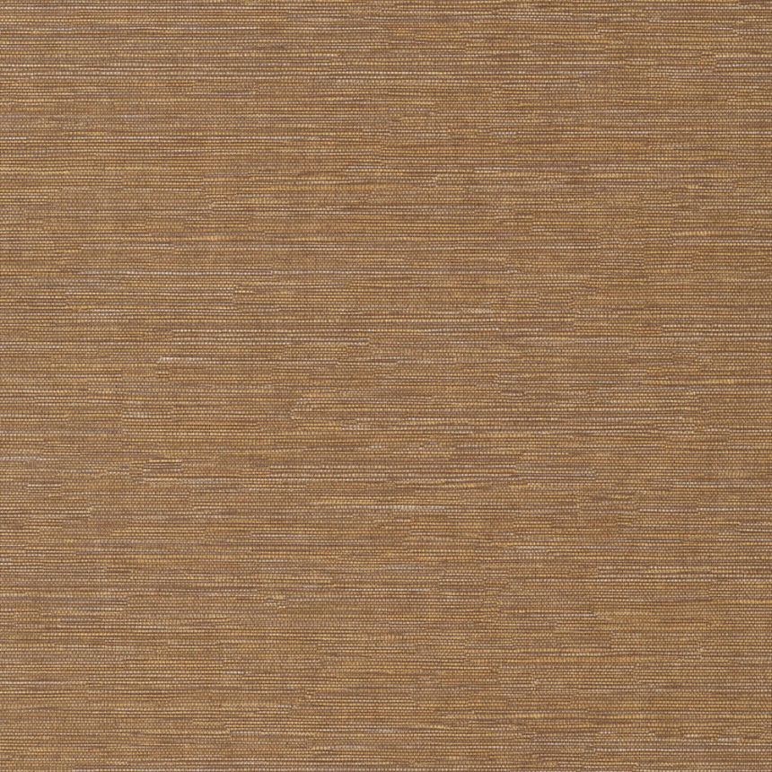 Jemná přirodní rohož na vliesovém podkladu, žlutá, hnědá, HPCSIS0008, Serica, Masureel