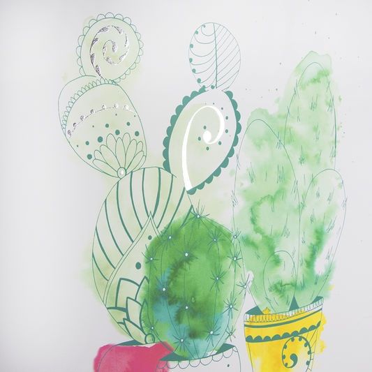 Tištěný obraz 105875, Cactus Craze, Wall Art