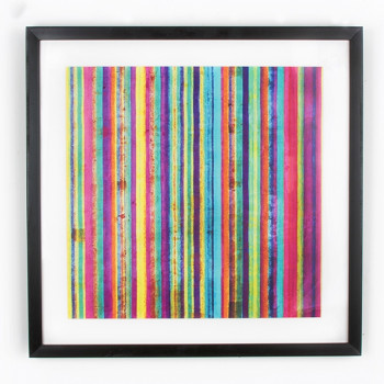Abstraktní obraz 41-321, Neon Stripe, Wall Art, Graham Brown