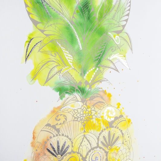 Tištěný obraz 105873, Pineapple Tropics, Wall Art, Graham & Brown
