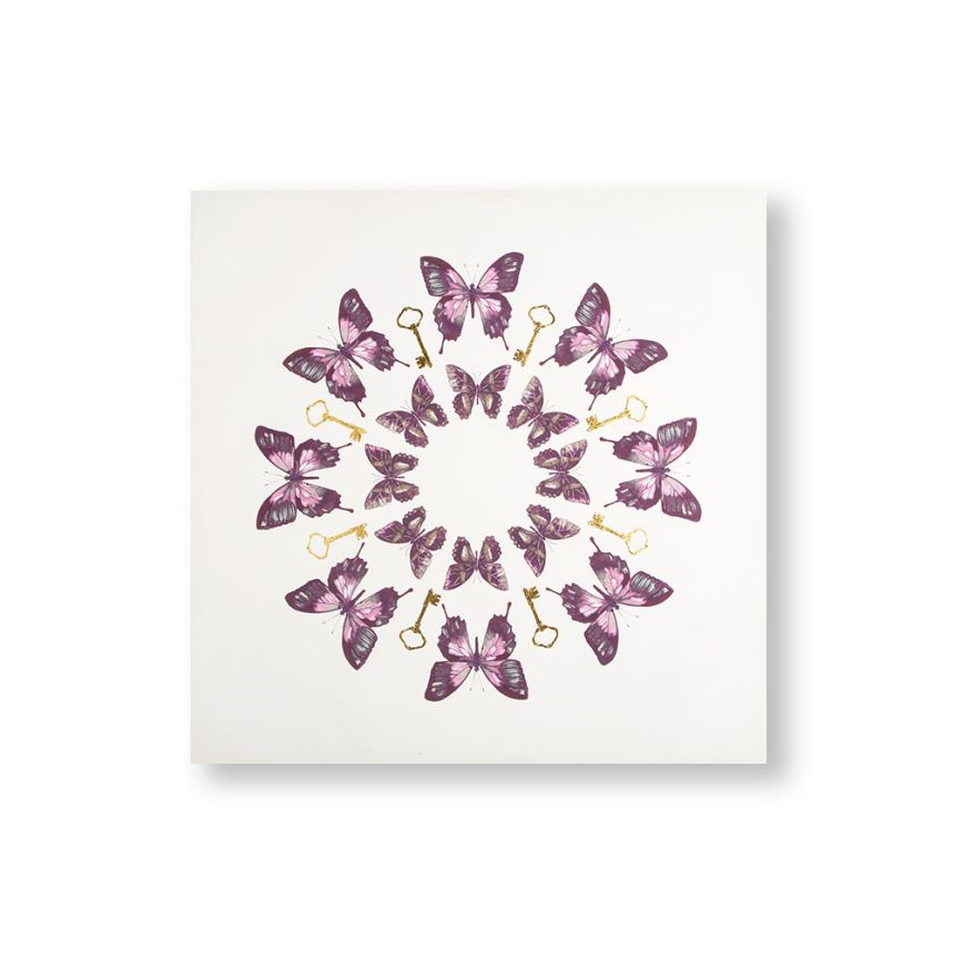 Bezrámový obraz Motýli 105871, Blissful Butterflies, Wall Art, Graham & Brown