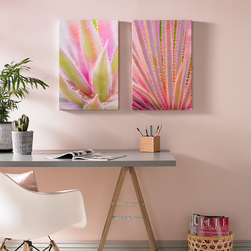 Set bezrámových obrazů Blushed Tropics 104578, Wall Art, Graham Brown